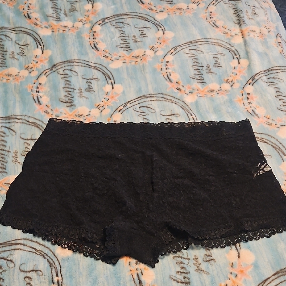 SHEIN Black Lace Women's Panties